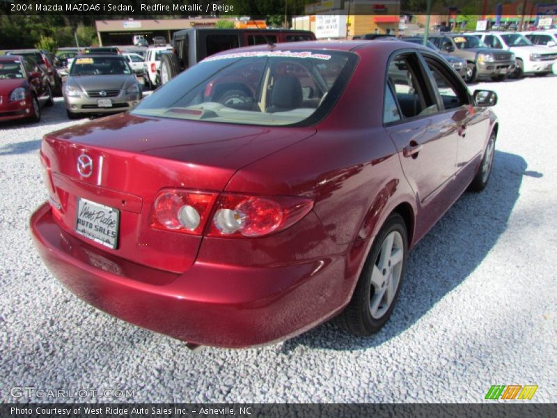 Redfire Metallic / Beige 2004 Mazda MAZDA6 i Sedan