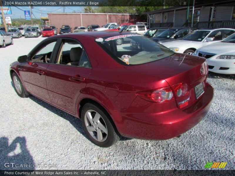 Redfire Metallic / Beige 2004 Mazda MAZDA6 i Sedan