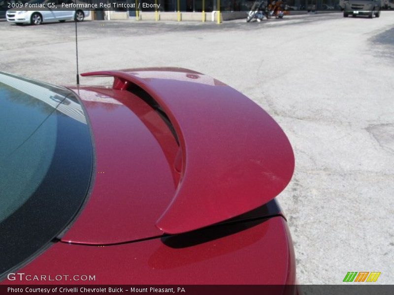 Performance Red Tintcoat / Ebony 2009 Pontiac G5