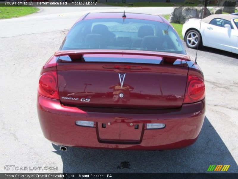 Performance Red Tintcoat / Ebony 2009 Pontiac G5