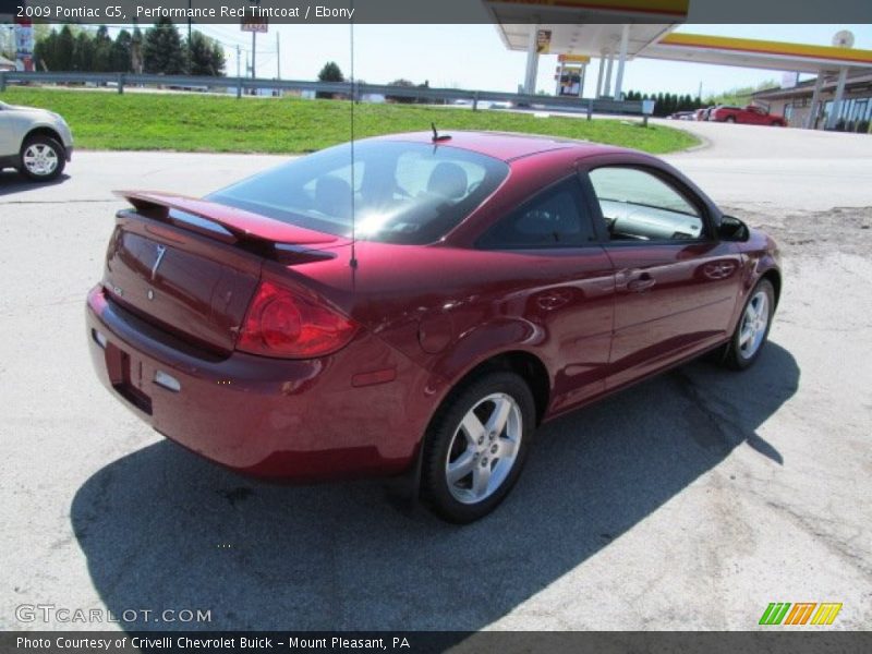 Performance Red Tintcoat / Ebony 2009 Pontiac G5