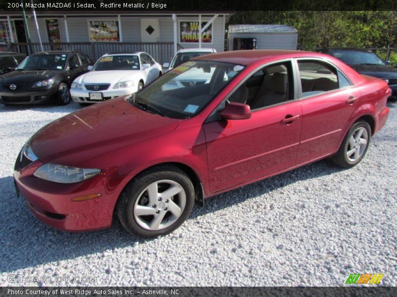 Redfire Metallic / Beige 2004 Mazda MAZDA6 i Sedan