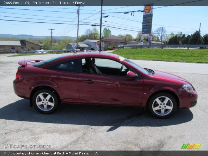 Performance Red Tintcoat / Ebony 2009 Pontiac G5