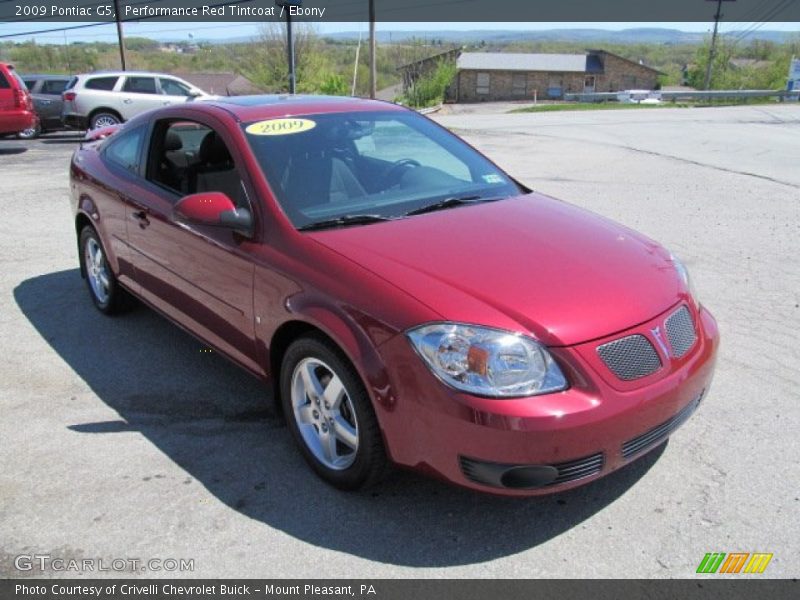 Performance Red Tintcoat / Ebony 2009 Pontiac G5