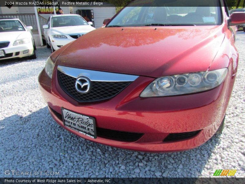 Redfire Metallic / Beige 2004 Mazda MAZDA6 i Sedan