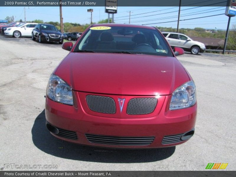 Performance Red Tintcoat / Ebony 2009 Pontiac G5