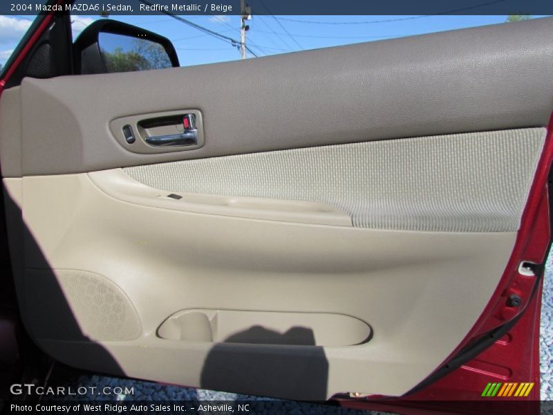 Redfire Metallic / Beige 2004 Mazda MAZDA6 i Sedan