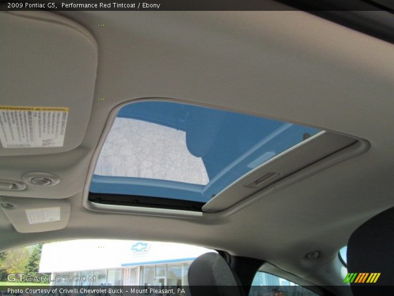Performance Red Tintcoat / Ebony 2009 Pontiac G5