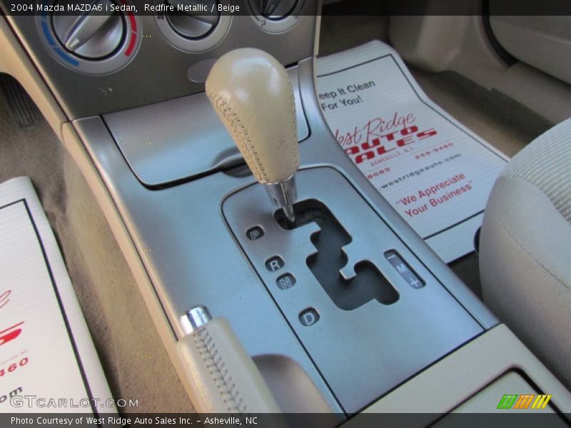 Redfire Metallic / Beige 2004 Mazda MAZDA6 i Sedan