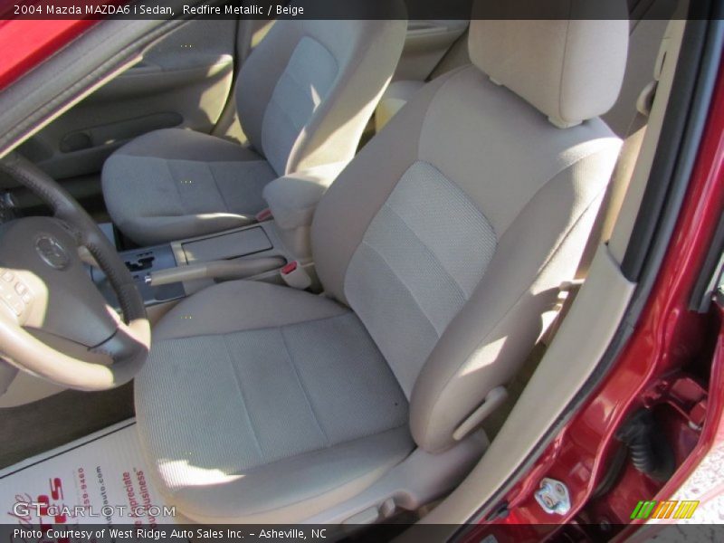 Redfire Metallic / Beige 2004 Mazda MAZDA6 i Sedan