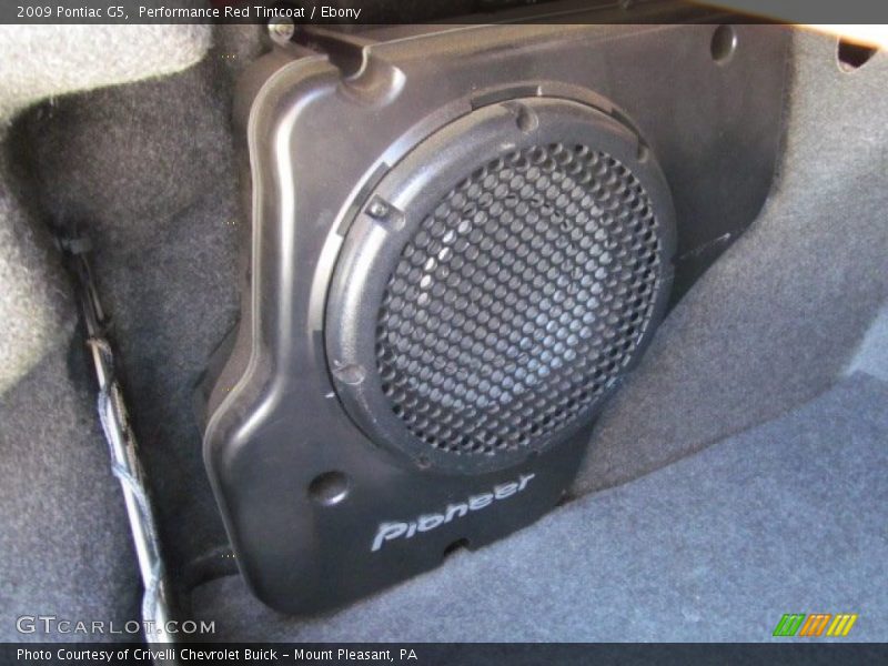 Performance Red Tintcoat / Ebony 2009 Pontiac G5