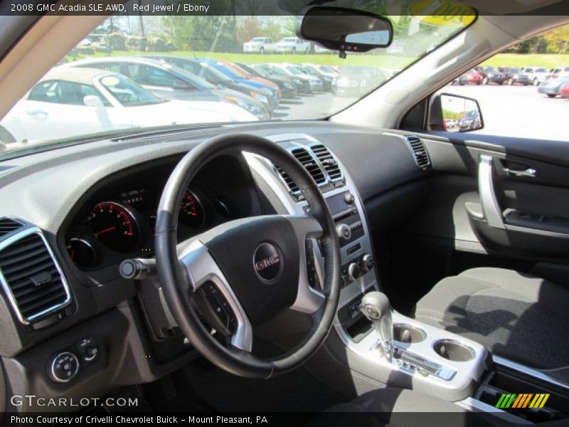 Red Jewel / Ebony 2008 GMC Acadia SLE AWD