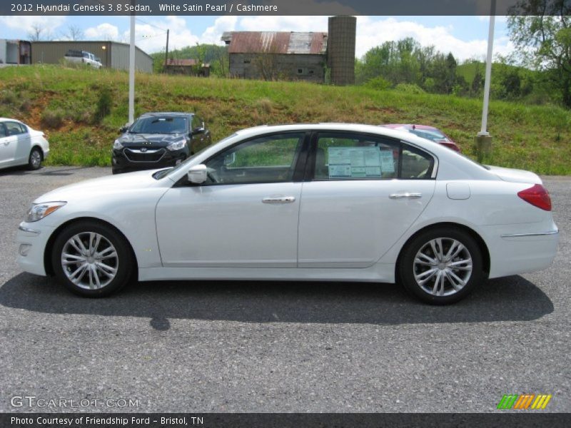 White Satin Pearl / Cashmere 2012 Hyundai Genesis 3.8 Sedan
