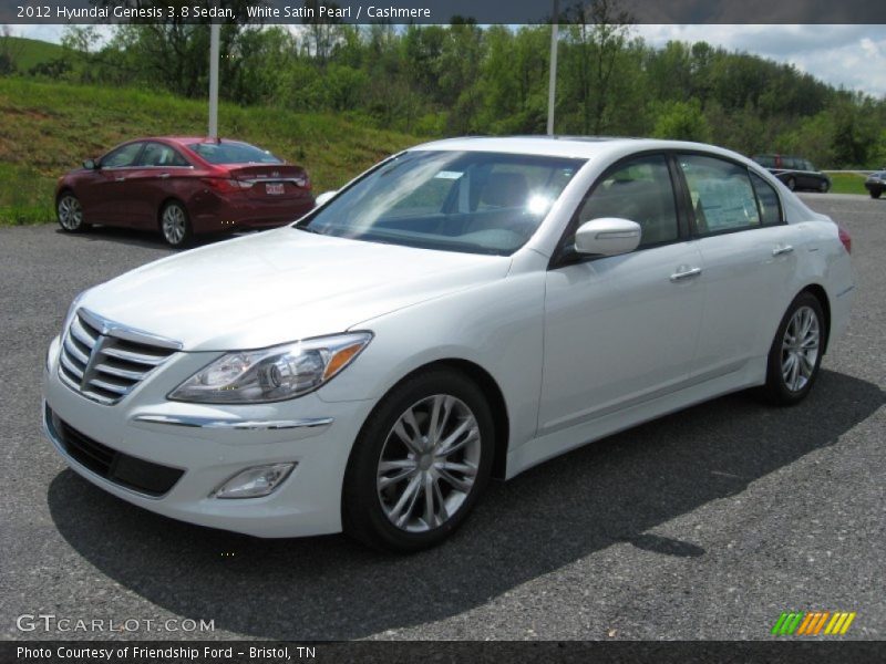 White Satin Pearl / Cashmere 2012 Hyundai Genesis 3.8 Sedan