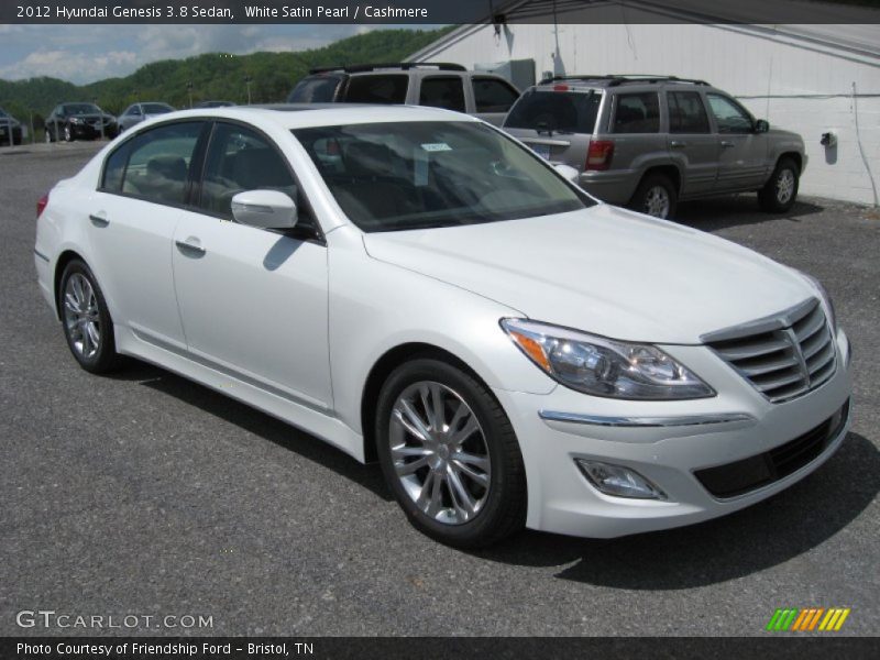 White Satin Pearl / Cashmere 2012 Hyundai Genesis 3.8 Sedan