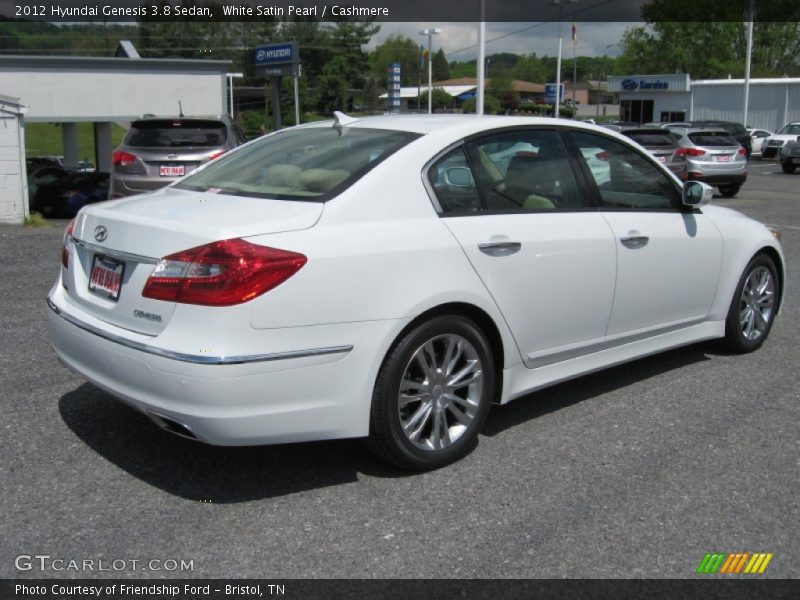 White Satin Pearl / Cashmere 2012 Hyundai Genesis 3.8 Sedan