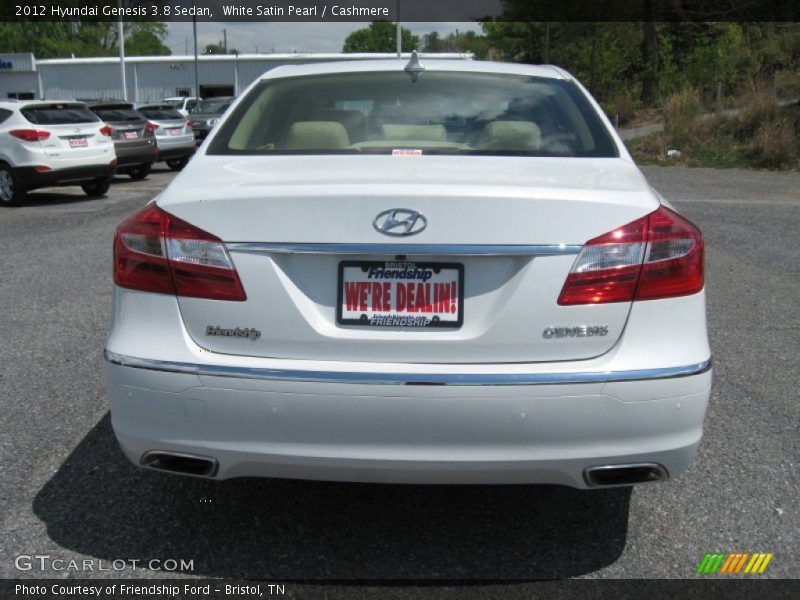 White Satin Pearl / Cashmere 2012 Hyundai Genesis 3.8 Sedan