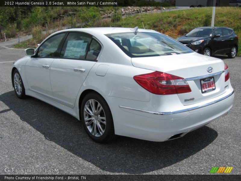 White Satin Pearl / Cashmere 2012 Hyundai Genesis 3.8 Sedan