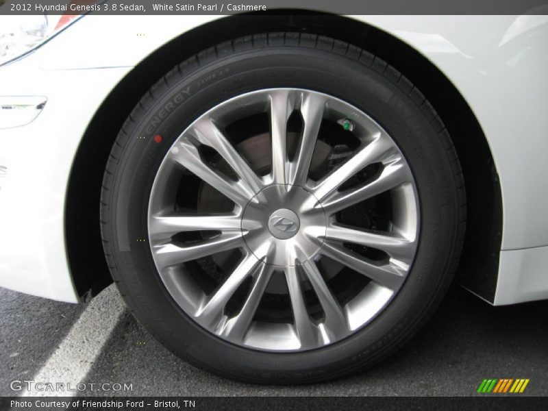 White Satin Pearl / Cashmere 2012 Hyundai Genesis 3.8 Sedan