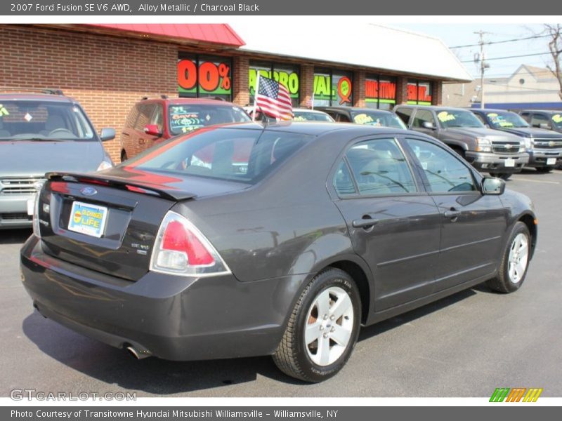 Alloy Metallic / Charcoal Black 2007 Ford Fusion SE V6 AWD