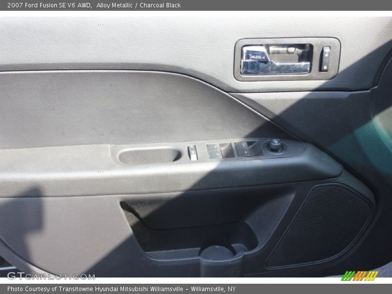 Alloy Metallic / Charcoal Black 2007 Ford Fusion SE V6 AWD
