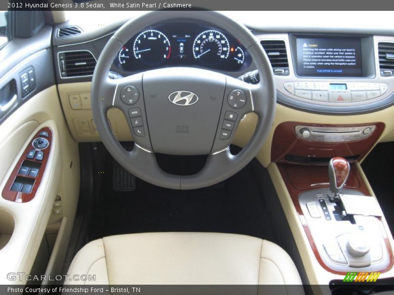 White Satin Pearl / Cashmere 2012 Hyundai Genesis 3.8 Sedan
