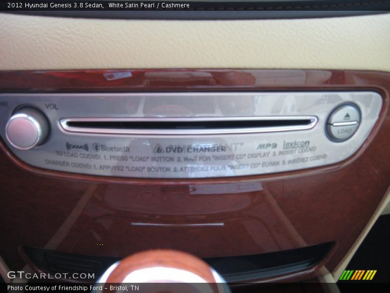 White Satin Pearl / Cashmere 2012 Hyundai Genesis 3.8 Sedan