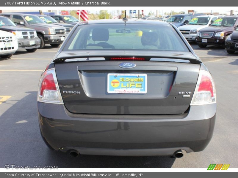 Alloy Metallic / Charcoal Black 2007 Ford Fusion SE V6 AWD