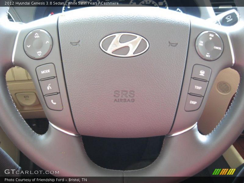 White Satin Pearl / Cashmere 2012 Hyundai Genesis 3.8 Sedan