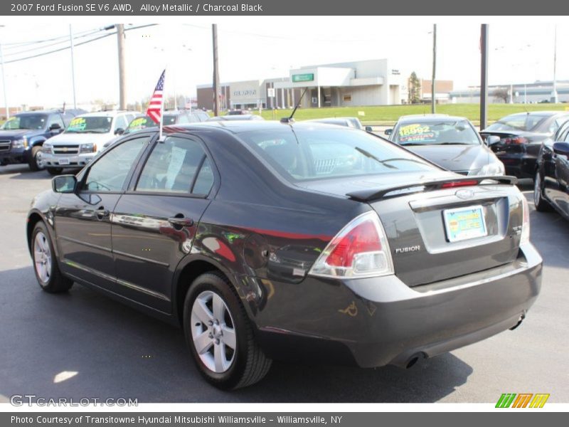 Alloy Metallic / Charcoal Black 2007 Ford Fusion SE V6 AWD