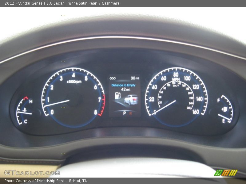 White Satin Pearl / Cashmere 2012 Hyundai Genesis 3.8 Sedan
