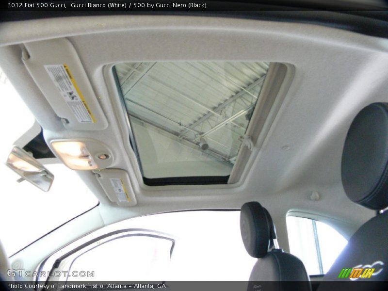 Sunroof of 2012 500 Gucci