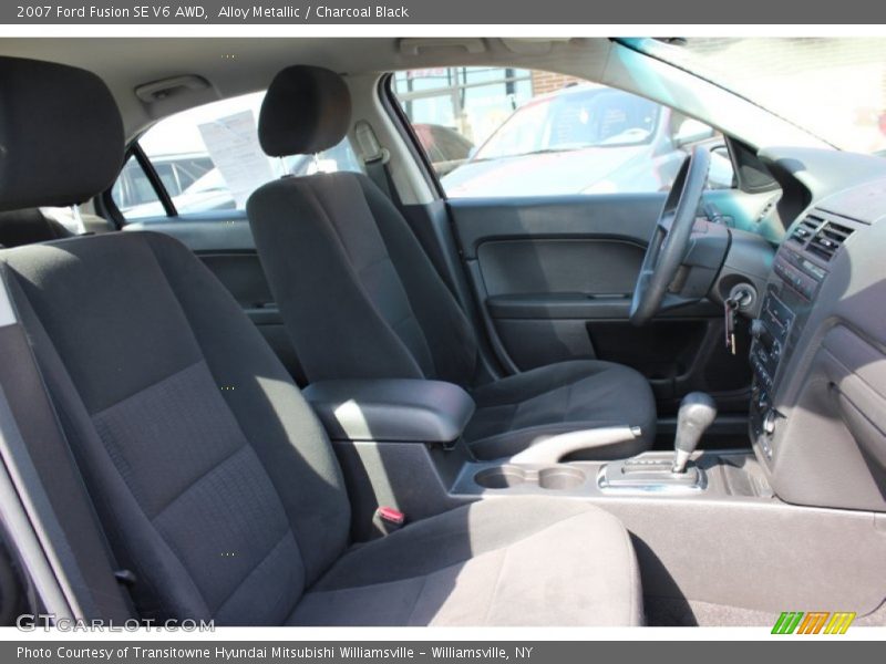 Alloy Metallic / Charcoal Black 2007 Ford Fusion SE V6 AWD