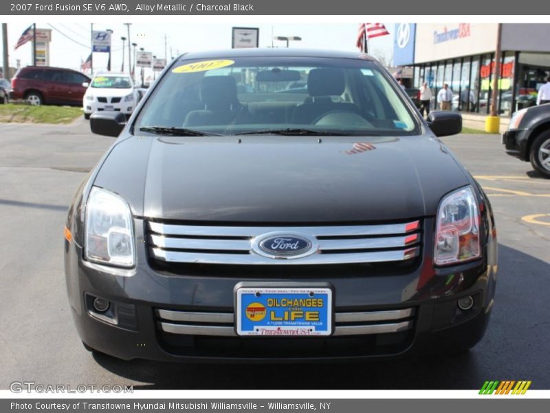 Alloy Metallic / Charcoal Black 2007 Ford Fusion SE V6 AWD