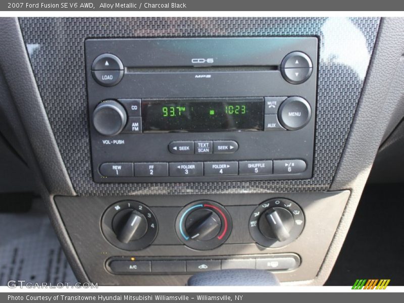 Audio System of 2007 Fusion SE V6 AWD