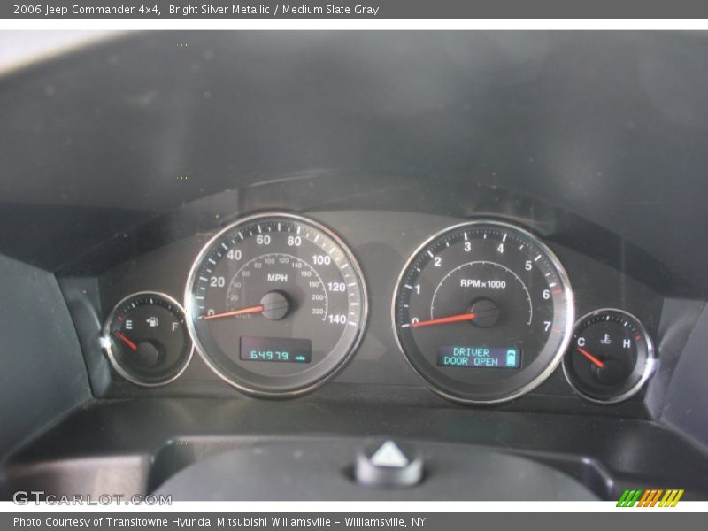 Bright Silver Metallic / Medium Slate Gray 2006 Jeep Commander 4x4