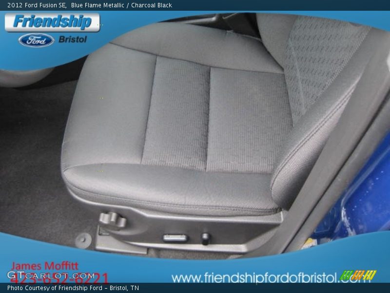 Blue Flame Metallic / Charcoal Black 2012 Ford Fusion SE
