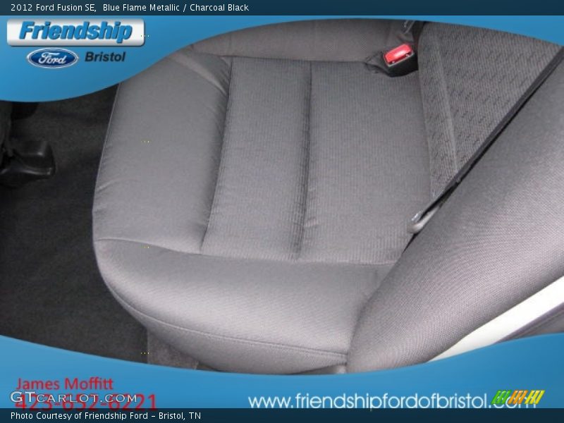 Blue Flame Metallic / Charcoal Black 2012 Ford Fusion SE