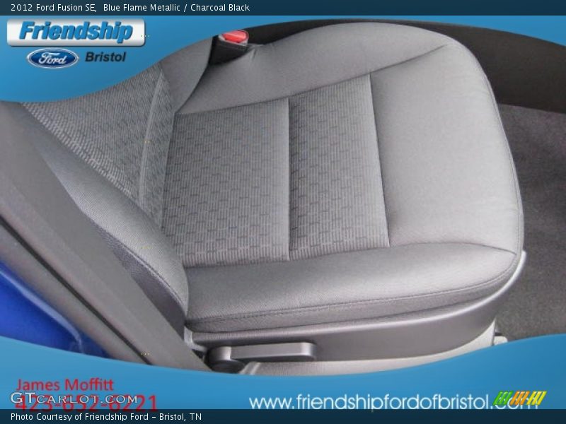Blue Flame Metallic / Charcoal Black 2012 Ford Fusion SE