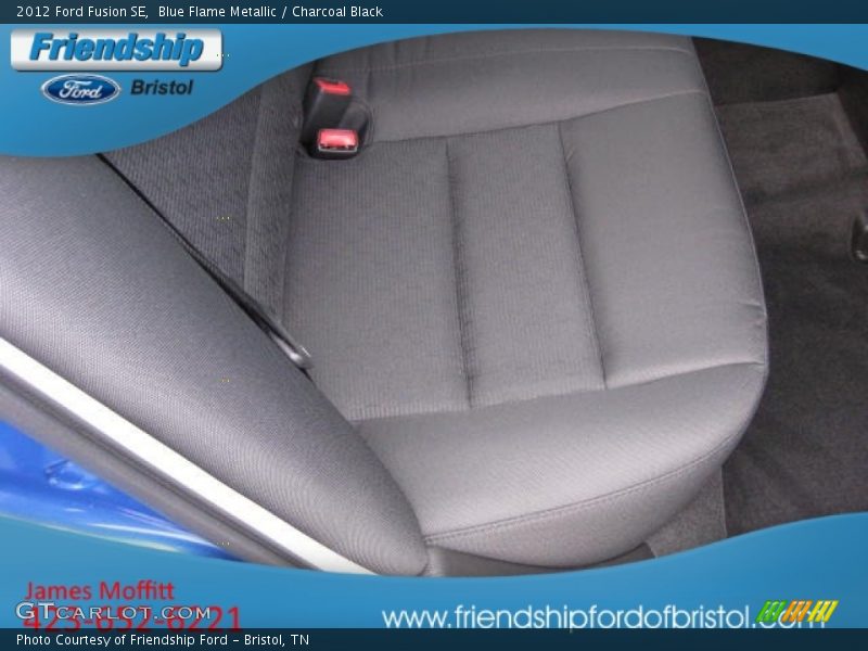 Blue Flame Metallic / Charcoal Black 2012 Ford Fusion SE