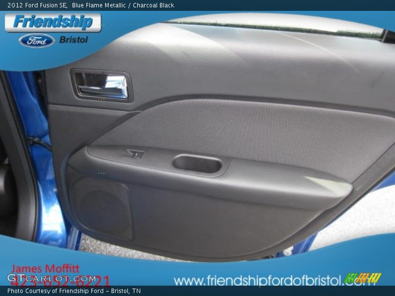 Blue Flame Metallic / Charcoal Black 2012 Ford Fusion SE