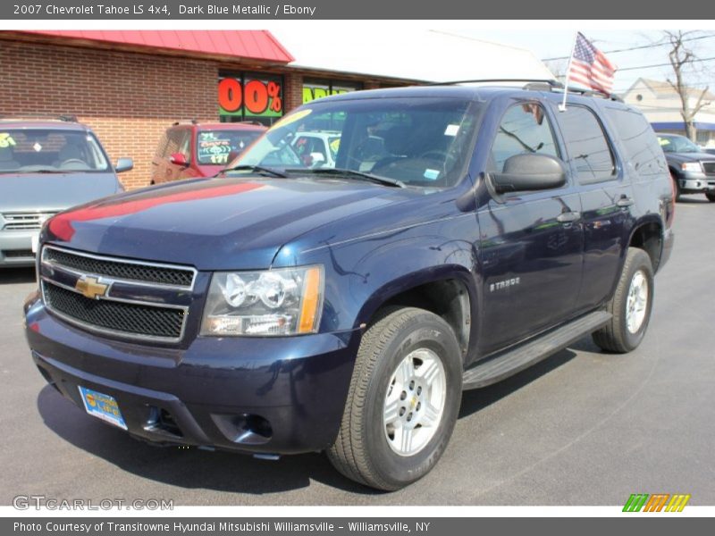 Dark Blue Metallic / Ebony 2007 Chevrolet Tahoe LS 4x4