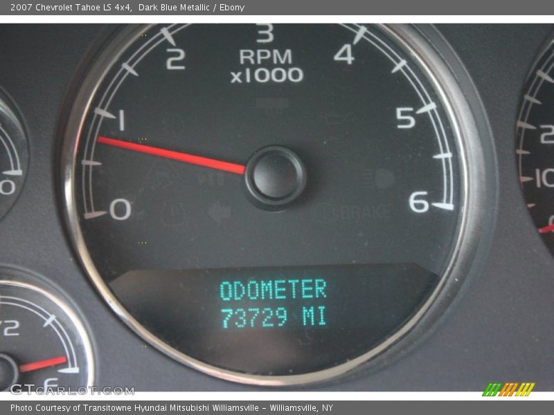 Dark Blue Metallic / Ebony 2007 Chevrolet Tahoe LS 4x4