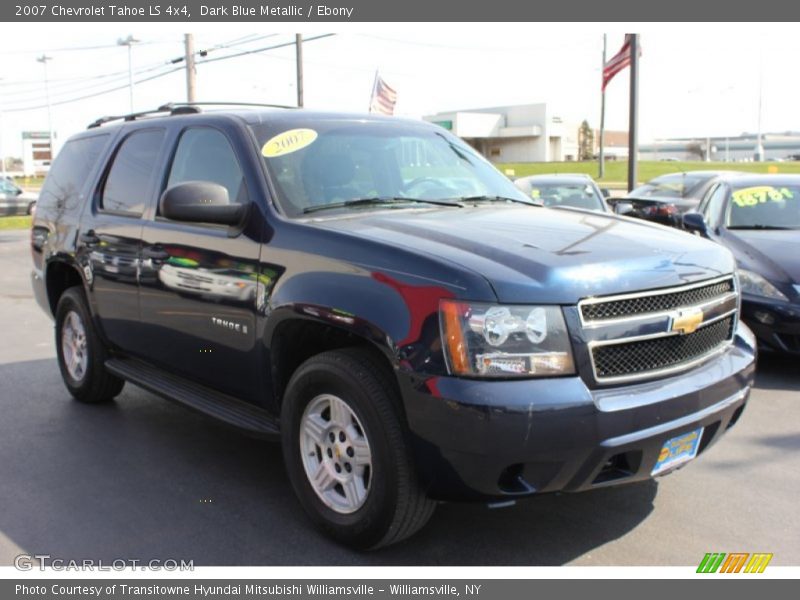 Dark Blue Metallic / Ebony 2007 Chevrolet Tahoe LS 4x4