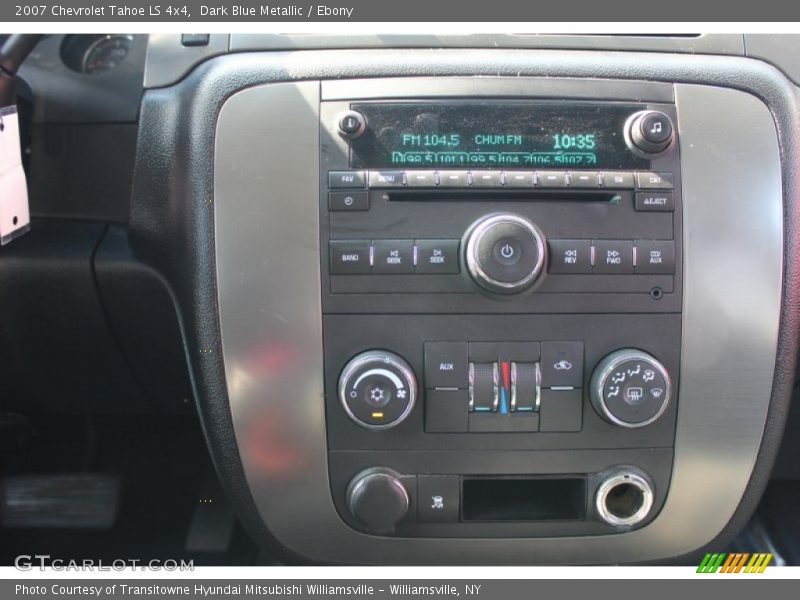 Dark Blue Metallic / Ebony 2007 Chevrolet Tahoe LS 4x4