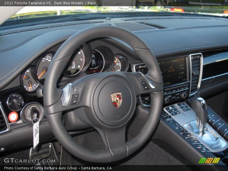 Dark Blue Metallic / Black 2012 Porsche Panamera V6