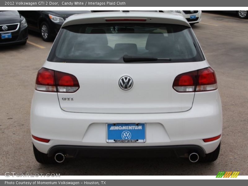 Candy White / Interlagos Plaid Cloth 2012 Volkswagen GTI 2 Door