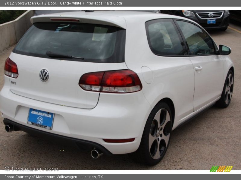 Candy White / Interlagos Plaid Cloth 2012 Volkswagen GTI 2 Door