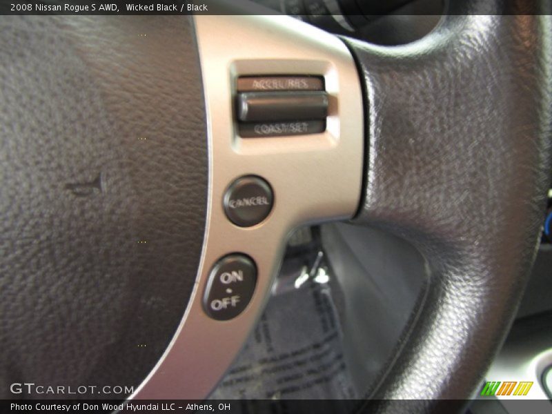 Wicked Black / Black 2008 Nissan Rogue S AWD