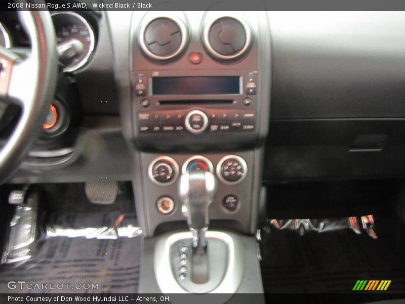 Wicked Black / Black 2008 Nissan Rogue S AWD